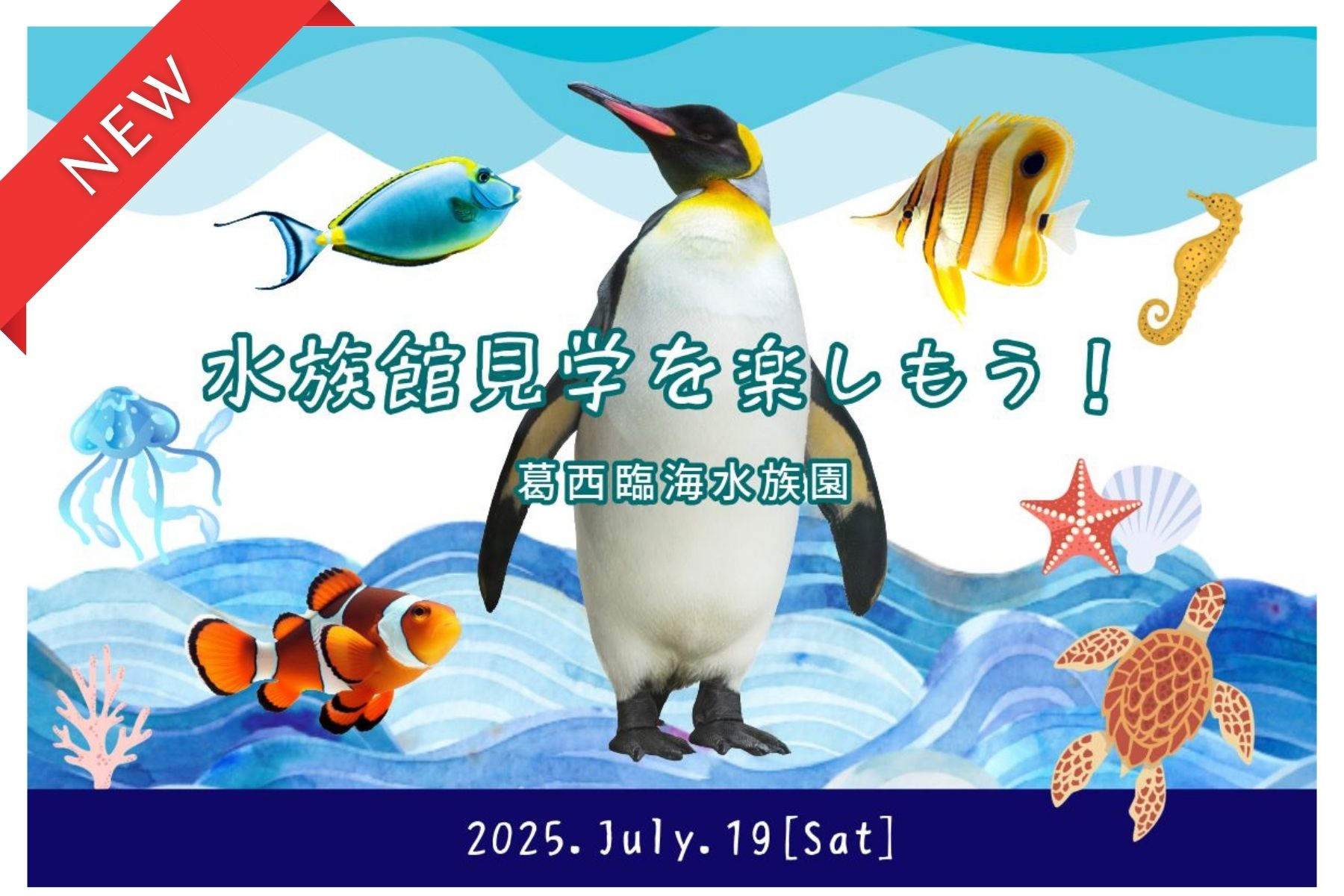 Tokyo☆水族館見学を楽しもう！（葛西臨海水族園） ― 観て、話して、水族館でつながるご縁 ―
