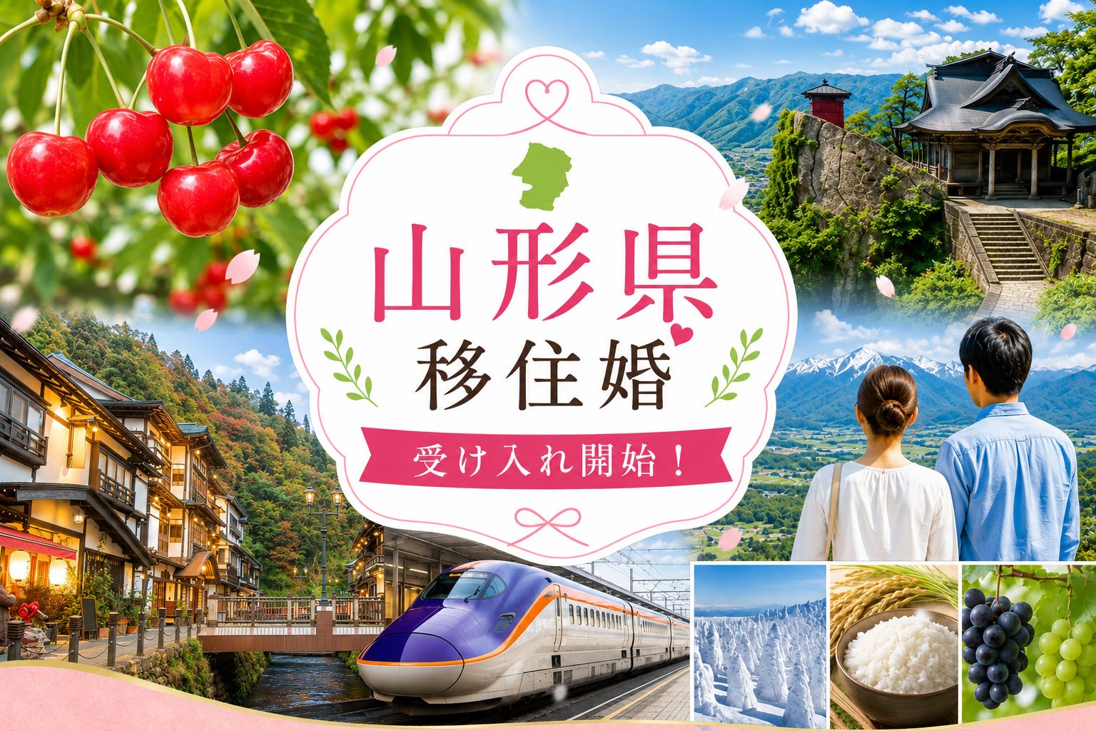【東北初】山形県35市町村で「移住婚」受け入れ開始