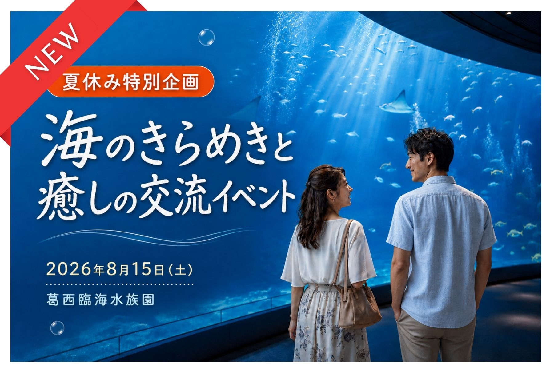 【夏休み特別企画】海のきらめきと癒しの交流イベント｜葛西臨海水族園